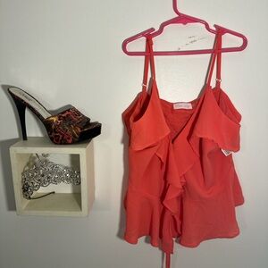Strappt Hot Pink blush Summer PinkLily Top.